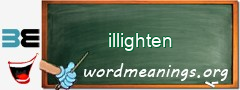 WordMeaning blackboard for illighten